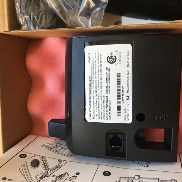 Mitel 5330e IP Dual Mode Phone 50005804 and 50005521 Cordless Accessories module - Picture 3 of 8